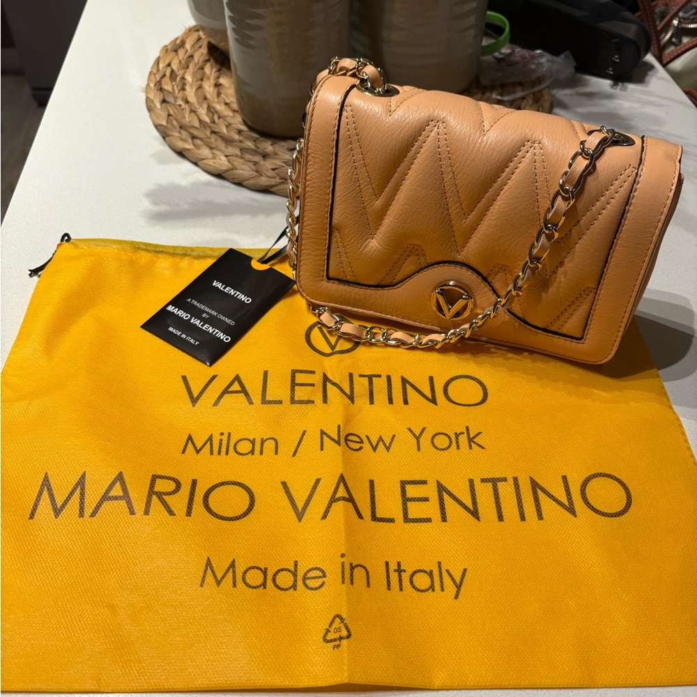 Mario Valentino Quilted Chain Bag